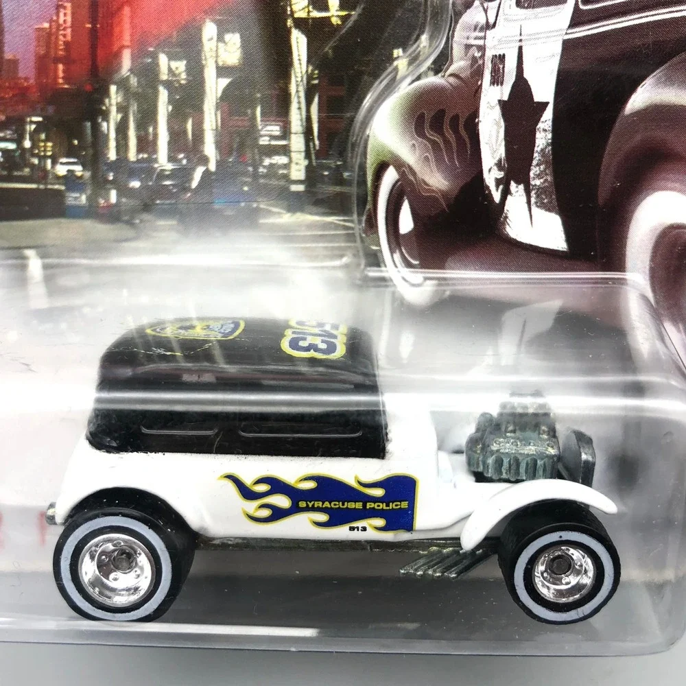 Hot Wheels Cop Rods 32 Ford Vicky Syracuse NY Police Diecast 1/64 Car RealRiders